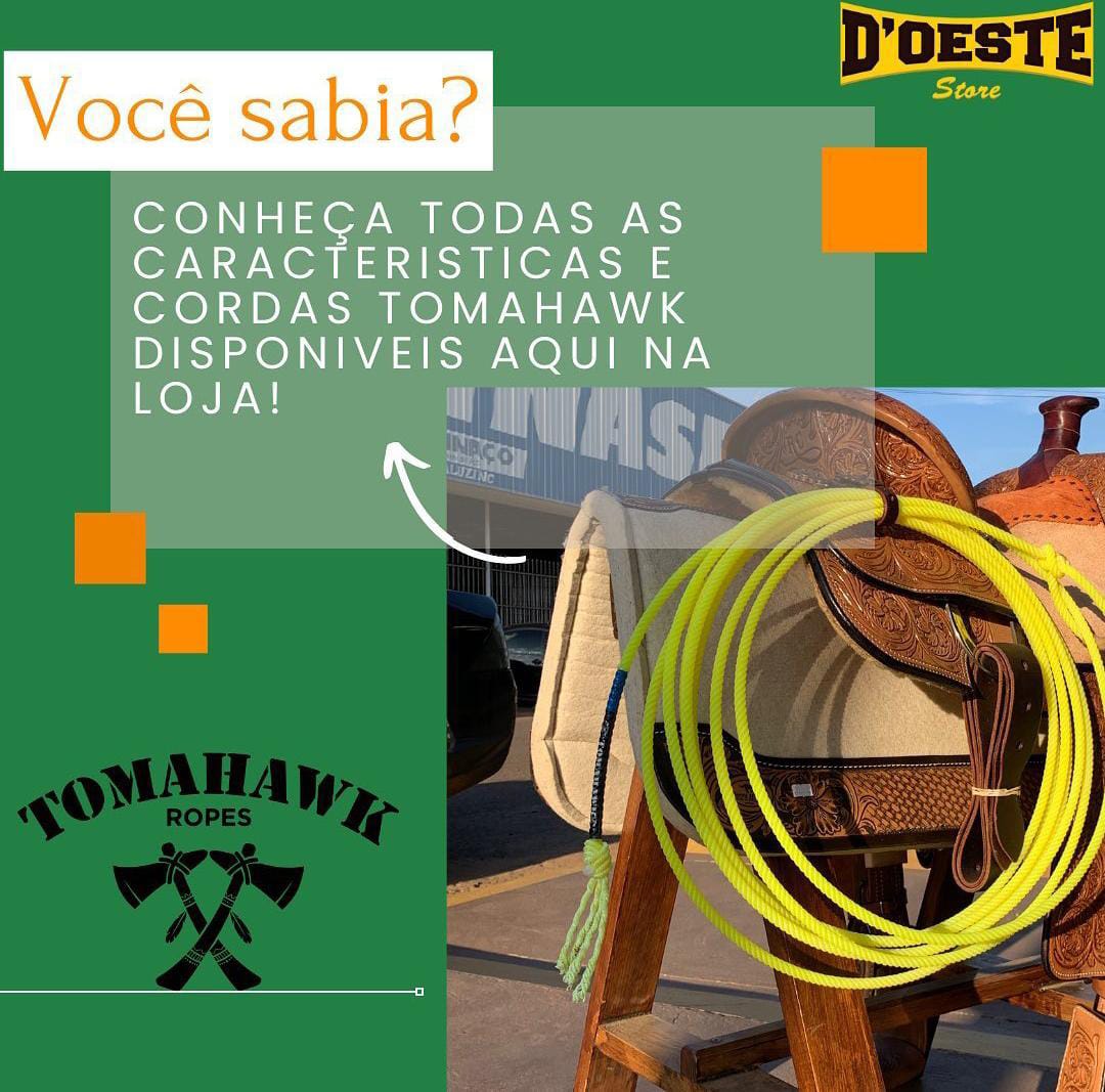 Você já conhece as características das cordas Tomahawk Ropes?